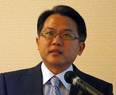 日本企業が中国進出するためのこつを話す郭承和副社長