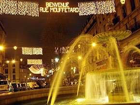 ムフタール商店街（Paris illumine Paris企画）
