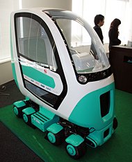 自動運転の電気自動車