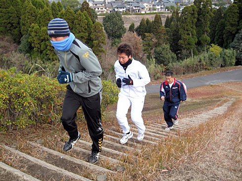 自主トレの様子
